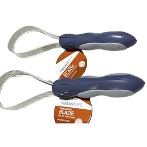 2x Vibrant Life DOG SHED BLADE Helps:‎ Remove Loose Dead Hair • Brand New